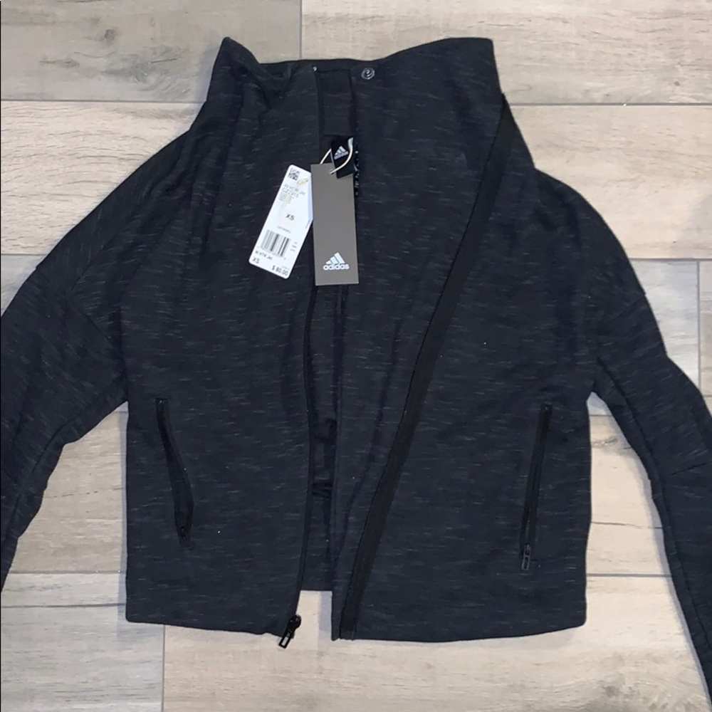 Black adidas HTR jacket